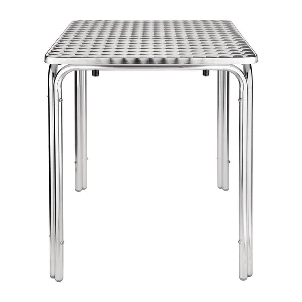 Bolero Square Stacking Bistro Table St/St Top - 600mm CG837 - Whisk Hospitality - CG837