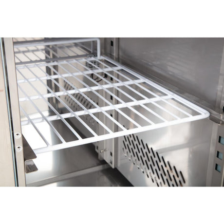 Polar U - Series 2 Door and 2 Drawer Counter Fridge 417Ltr GD874 - A - Whisk Hospitality - GD874-A