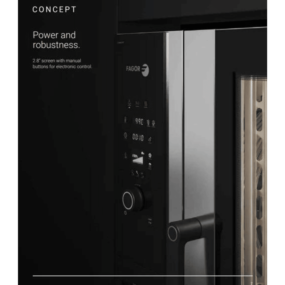 Fagor IKORE Concept 10 Trays Combi Oven CW - 101ELLWS - Whisk Hospitality - CW-101ELLWS