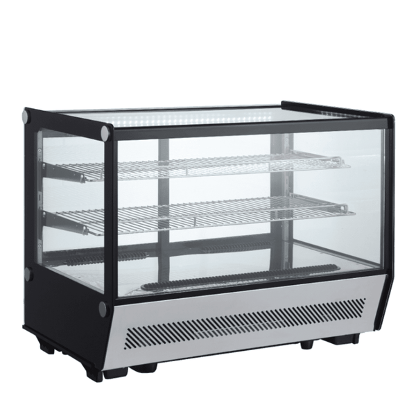 Exquisite Counter Top Cold Cake Display Square Glass 160L - CTC160S - Whisk Hospitality - CTC160S