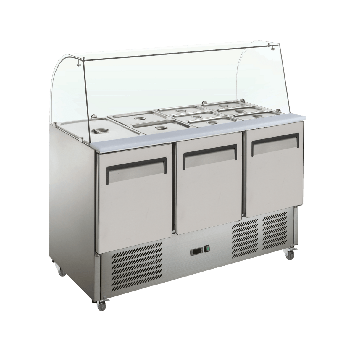 Exquisite Saladette Food Preparation Fridge – Static - Whisk Hospitality - 