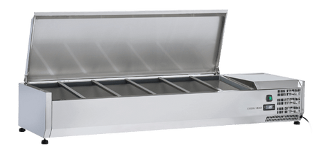 Anvil 1500 Stainless Steel Lid Refrigerated Ingredient Well VRX1500S - Whisk Hospitality - VRX1500S