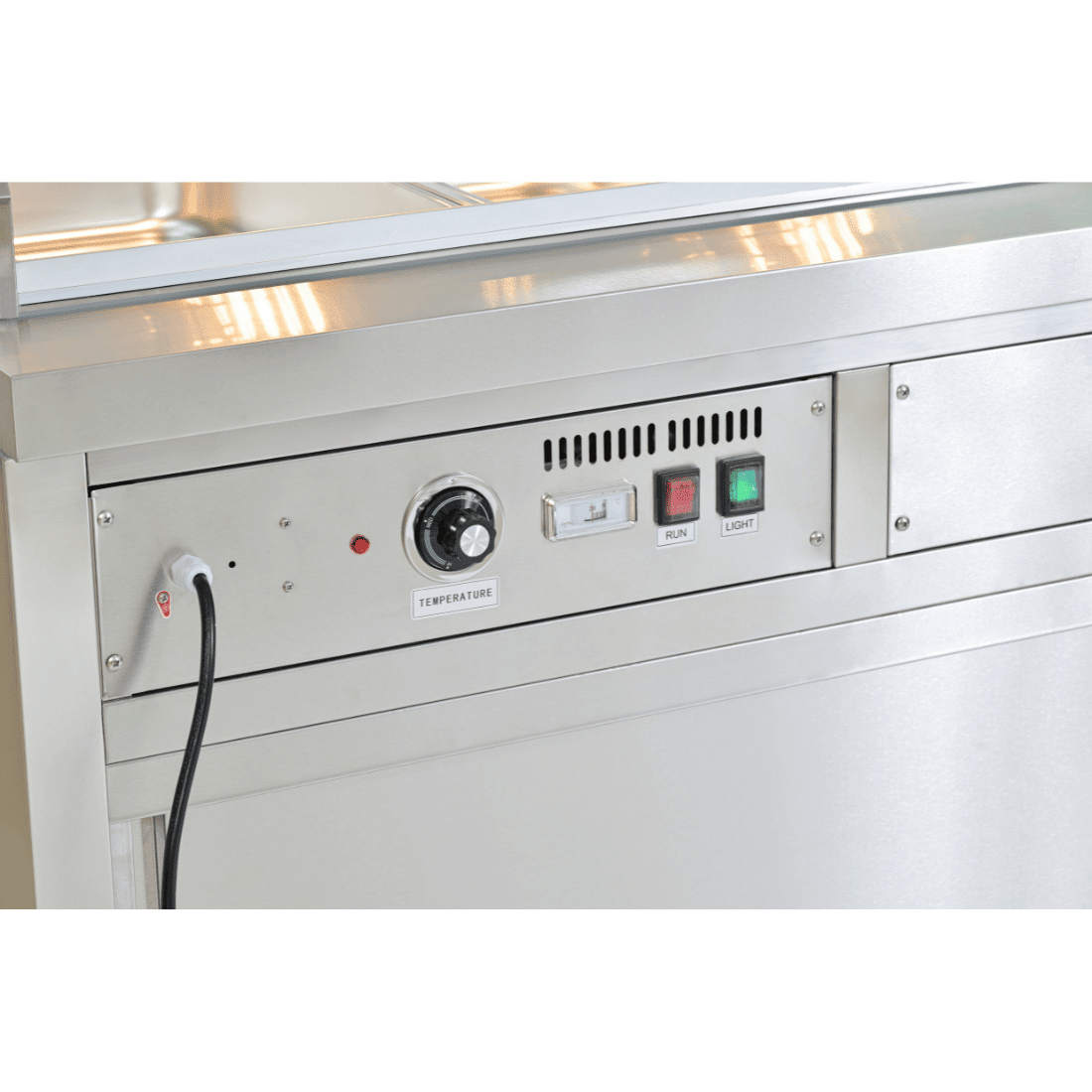 Thermaster Wet and Dry Bain Marie Display 6x1/1 GN Pans PG210FE - XG - Whisk Hospitality - PG210FE-XG