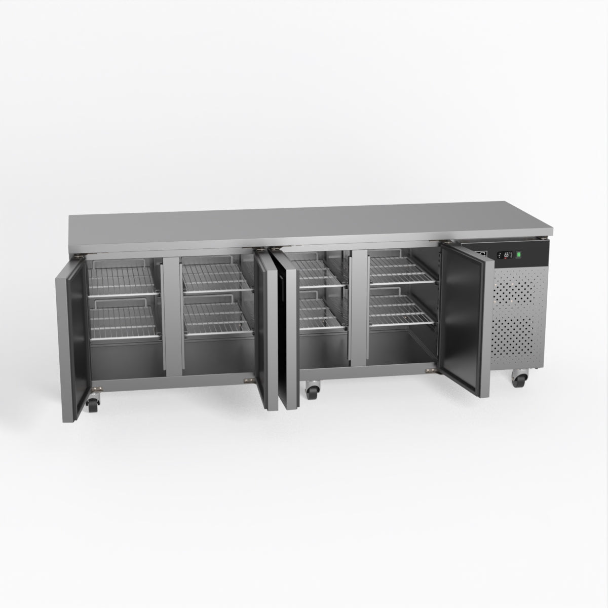 AG Commercial Four Door Worktop / Under Bench Fridge 700mm Depth GNX4100TN - Whisk Hospitality - GNX4100TN