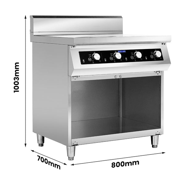 Electmax 700 Series Induction 4-Burner Cooker with Splashback EIC7-800P - Whisk Hospitality - EIC7-800P