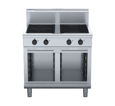 Waldorf 800 Series In8400R5F Cb 900Mm Electric Induction Cooktop Cabinet Base - Whisk Hospitality - IN8400R5F-CB
