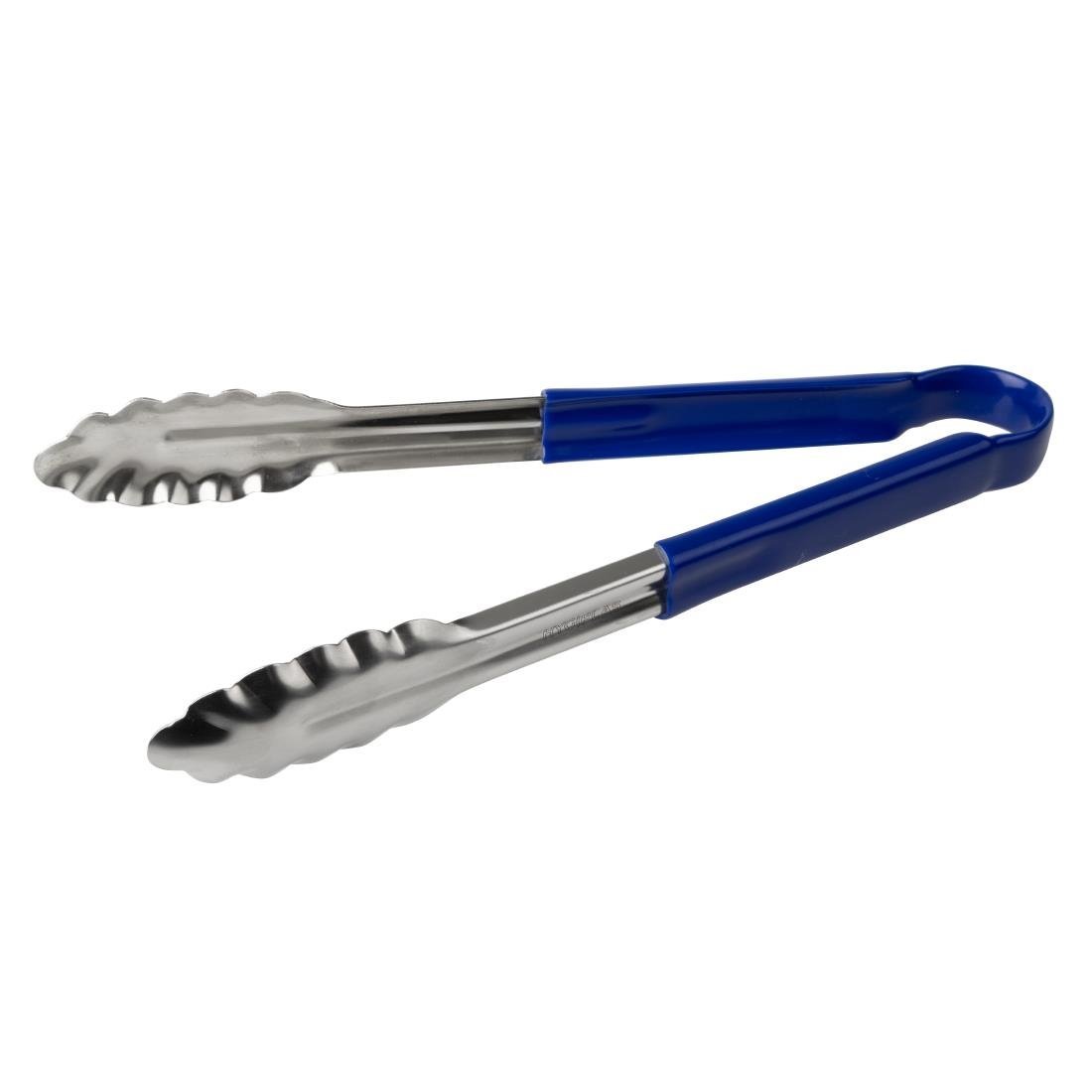 Hygiplas Colour Coded Serving Tong Blue - 300mm CB156 - Whisk Hospitality - CB156
