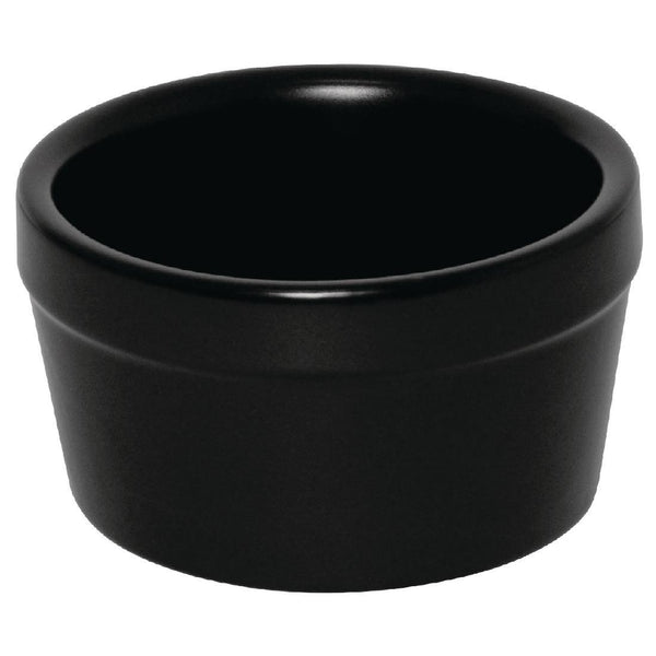 Olympia Tapas Ramekin Matt Black 95mm 3.75" (Box 6) DK831 - Whisk Hospitality - DK831