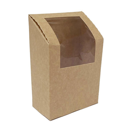 Fiesta Recyclable Wrap Box with PET Window (Pack 500) FT653 - Whisk Hospitality - FT653