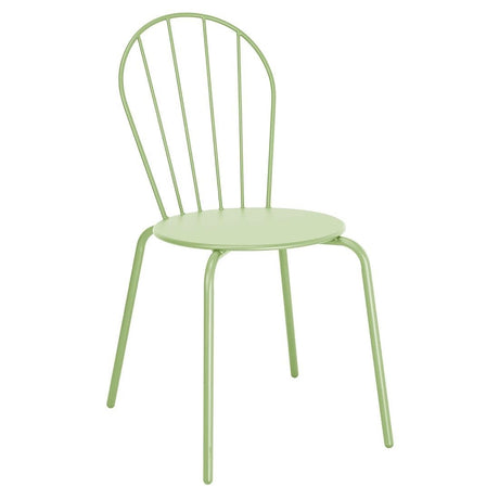 Bolero Adeline Side Chair Light Green (Set 4) HZ363 - Whisk Hospitality - HZ363