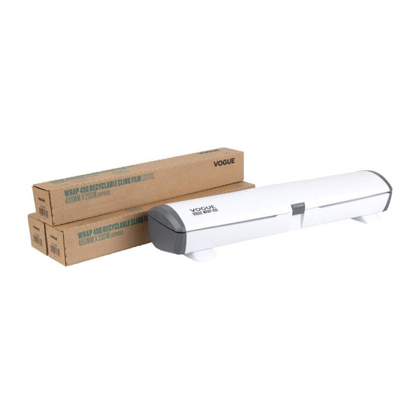 Vogue Wrap 450 Eco Cling Dispenser & Refill Bundle SA785 - Whisk Hospitality - SA785
