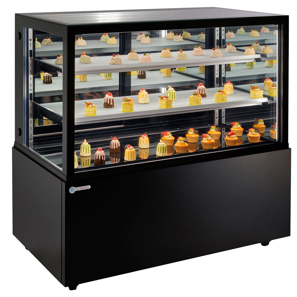 Novara Echo 150 510L Floor Standing Refrigerated Display - Black - Whisk Hospitality - Novara-Echo-150-BLK