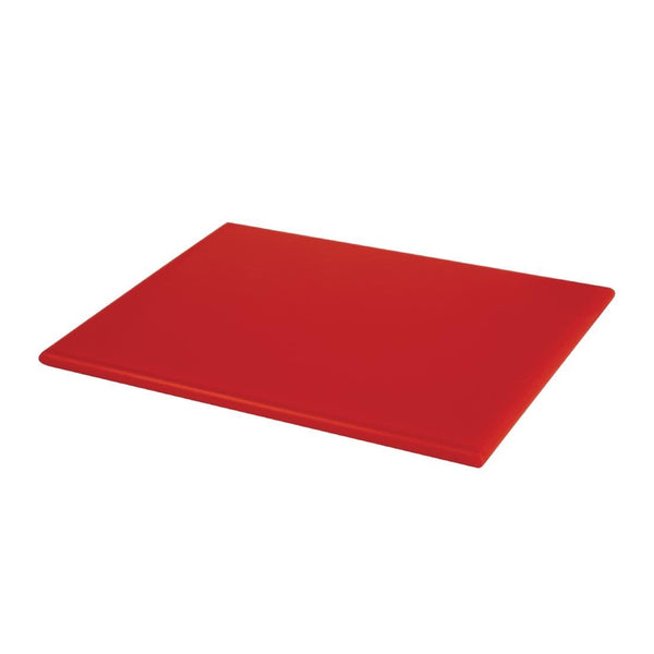 Hygiplas High Density Chopping Board Red - 12x229x305mm HC866 - Whisk Hospitality - HC866