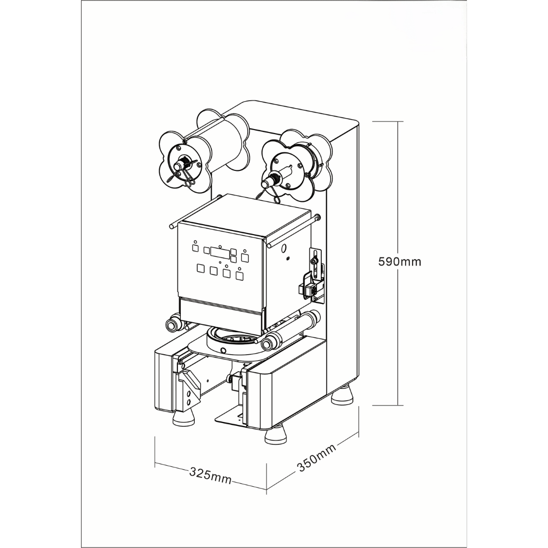 TéVera Automatic Sealing Machine   -  CS - 95B - Whisk Hospitality - CS-95B