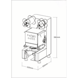 TéVera Automatic Sealing Machine   -  CS - 95B - Whisk Hospitality - CS-95B