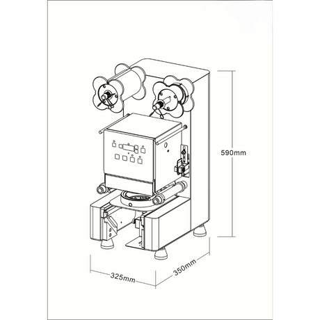 TéVera Automatic Sealing Machine   -  CS - 95B - Whisk Hospitality - CS-95B