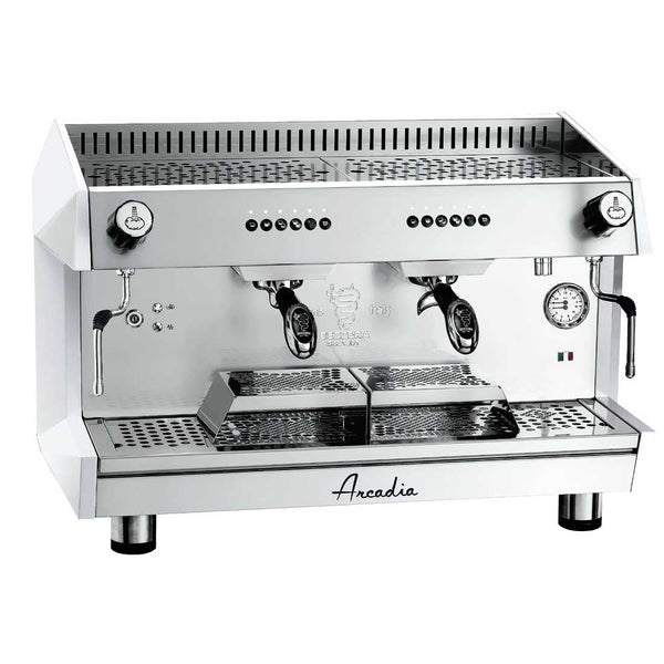 ARCADIA Professional Espresso coffee machine SS polish white 2 Group - ARCADIA-G2 - Whisk Hospitality - ARCADIA-G2