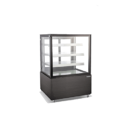 Exquisite Four Tiers Cake Display Fridge – Black finish - CDS309B - Whisk Hospitality - CDS309
