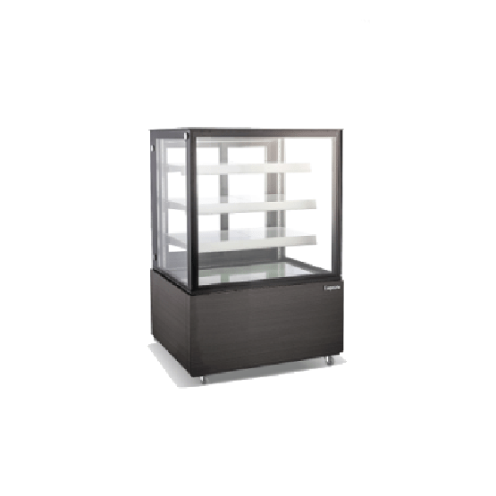 Exquisite Four Tiers Cake Display Fridge – Black finish - CDS309B - Whisk Hospitality - CDS309