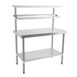 Vogue Prep Station St/St - 1200x600x1500mm 47 1/4 x23 1/2 x59" CB908 - Whisk Hospitality - CB908