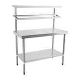 Vogue Prep Station St/St - 1200x600x1500mm 47 1/4 x23 1/2 x59" CB908 - Whisk Hospitality - CB908