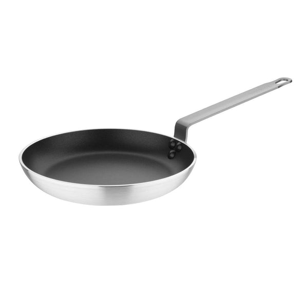 Vogue Frypan Non - Stick Teflon Platinum Plus Aluminium - 260x42mm 10 2/9x0 1/2" S343 - Whisk Hospitality - S343