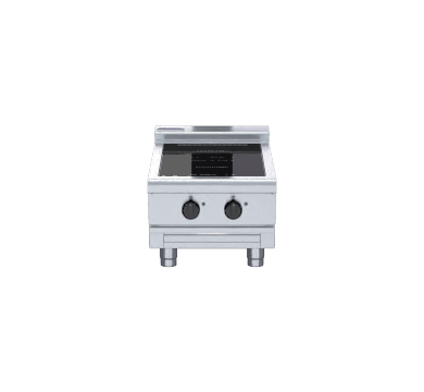 Waldorf 800 Series Inl8200R5 B 450Mm Electric Induction Cooktop Low Back Version Bench - Whisk Hospitality - INL8200R5-B
