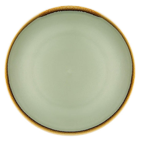 Olympia Kiln Moss Round Coupe Plate - 280mm 11" (Box 4) GP475 - Whisk Hospitality - GP475