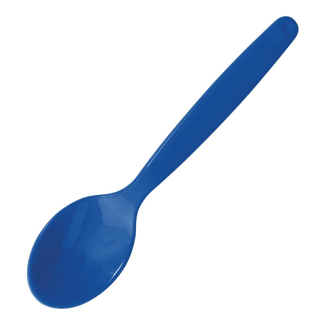 Olympia Kristallon Polycarbonate Spoon Blue - 170mm (Pack 12) DL125 - Whisk Hospitality - DL125