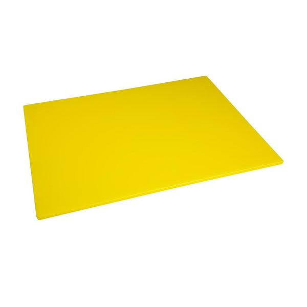 Hygiplas Low Density Chopping Board Yellow - 600x450x10mm HC883 - Whisk Hospitality - HC883