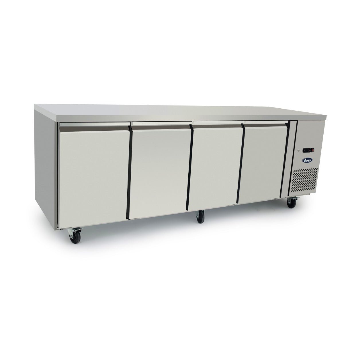 Atosa UNDERBENCH FOUR DOOR COOLING FRIDGE TABLE 2230 MM EPF3442 - Whisk Hospitality - EPF3442