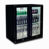 Bromic Back Bar Fridge - 190L - 2 Doors - Hinged - Whisk Hospitality - BB0200GD-NR-1