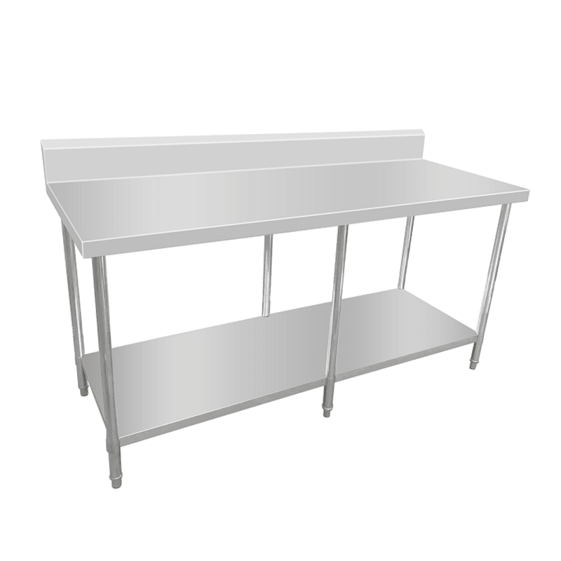 Work Bench with Undershelf and Splashback - 400 Depth - Whisk Hospitality - 631591