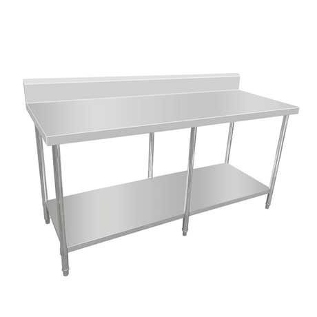 Work Bench with Undershelf and Splashback - 400 Depth - Whisk Hospitality - 631591