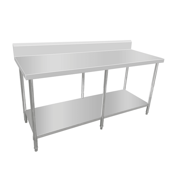 Work Bench with Undershelf and Splashback - 400 Depth - Whisk Hospitality - 631591