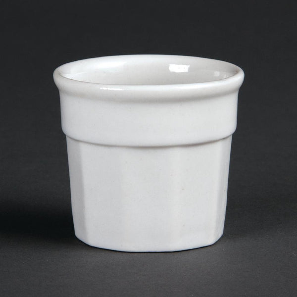 Olympia Whiteware Dipping Pot - 50x45mm (Box 12) CD728 - Whisk Hospitality - CD728