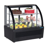 Polar C - Series Countertop Display Fridge Black - 100Ltr CU636 - A - Whisk Hospitality - CU636-A