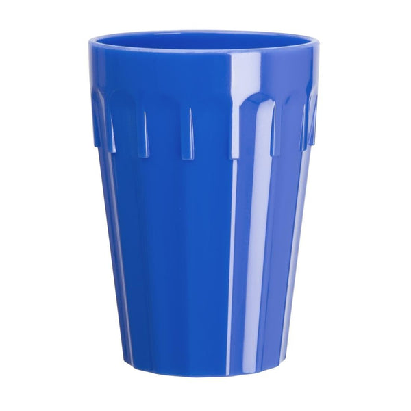 Olympia Kristallon Polycarbonate Tumbler Blue - 260ml 9oz (Box 12) CB777 - Whisk Hospitality - CB777