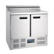Polar G - Series Pizza Prep Counter Fridge 254Ltr G604 - A - Whisk Hospitality - G604-A
