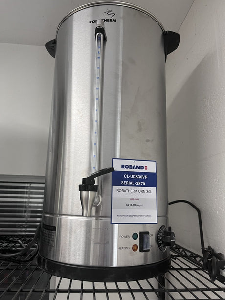 Roband UDS30VP 30L Hot Water Urn - Whisk Hospitality - 3PA-1907-CL-UDS30VP-3870