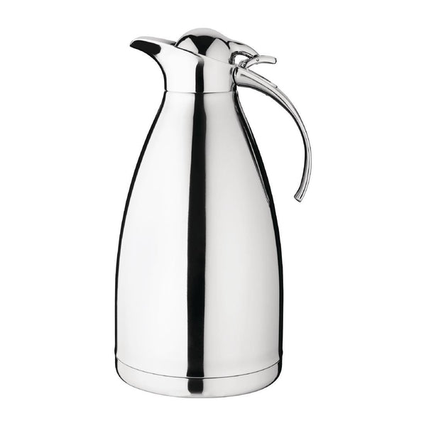 Olympia Vacuum Jug St/St Double Wall hinged lid - 2Ltr DL169 - Whisk Hospitality - DL169