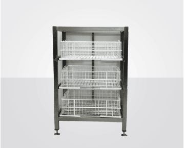 Winterhalter 3x400x400 Stainless Steel Rack Storage - Whisk Hospitality - SS4040.3