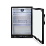 AG Single Door Bar Fridge - Black Body & Doors BEER1 - Whisk Hospitality - BEER1