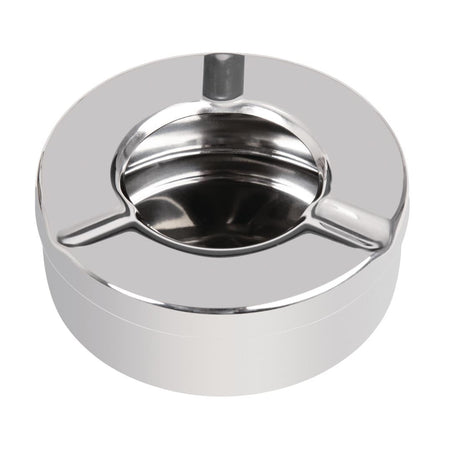 Stainless Steel Windproof Ashtray (Box 6) CM368 - Whisk Hospitality - CM368