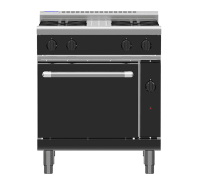 Waldorf Bold Rnlb8513G 750Mm Gas Range Static Oven Low Back Version - Whisk Hospitality - RNLB8513G