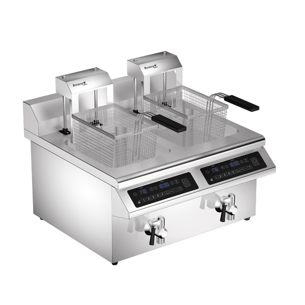 Benchstar Double Tanks Auto Lifting Induction Fryer - IF7000D - AL - Whisk Hospitality - IF7000D-AL