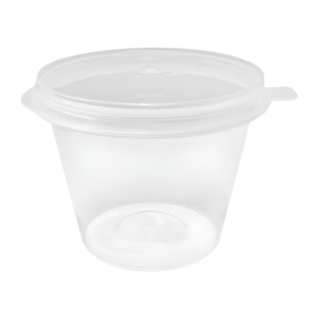 Fiesta Recyclable Portion Pot with Lid - 50ml (Pack 50) HZ577 - Whisk Hospitality - HZ577