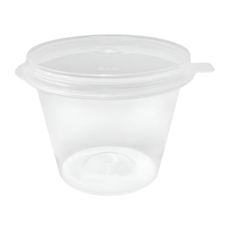 Fiesta Recyclable Portion Pot with Lid - 50ml (Pack 50) HZ577 - Whisk Hospitality - HZ577