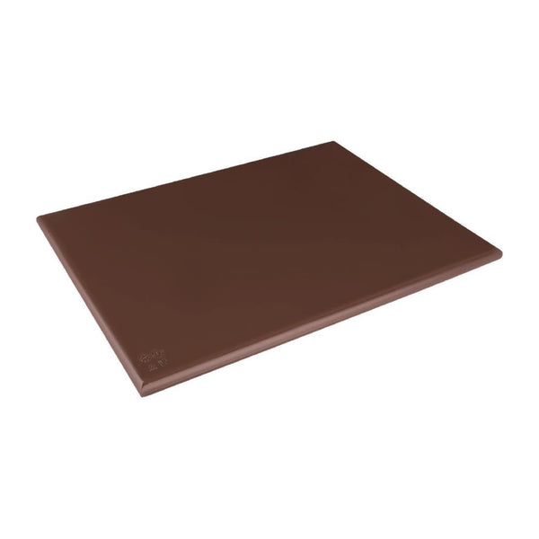 Hygiplas Extra Thick Low Density Chopping Board Brown - 600x450x20mm HC874 - Whisk Hospitality - HC874