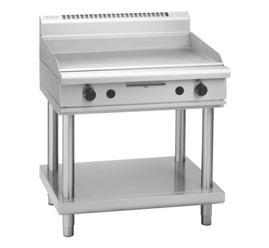 Waldorf 800 Series Gpl8900G Ls 900Mm Gas Griddle Low Back Version Leg Stand - Whisk Hospitality - GPL8900G-LS